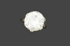 Bague Diamant - 8,62 carats F VS1 - Décembre  2015 - Adjugé : 190.000€