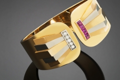 Bracelet or Diamants Rubis - Adjugé : 6.600€