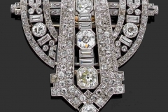 Broche Diamants - Vers 1930 - Adjugé : 16.000€
