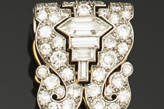 VAN CLEEF & ARPELS - Clip de revers Diamants - Vers 1935 - Adjugé : 13.500€